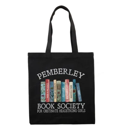 Pagewings Pemberley Book Society Tote Bag