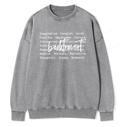 Pagewings  The Cozy Bookish Apparel You Can Dress Unisex Washed Sweatshirt