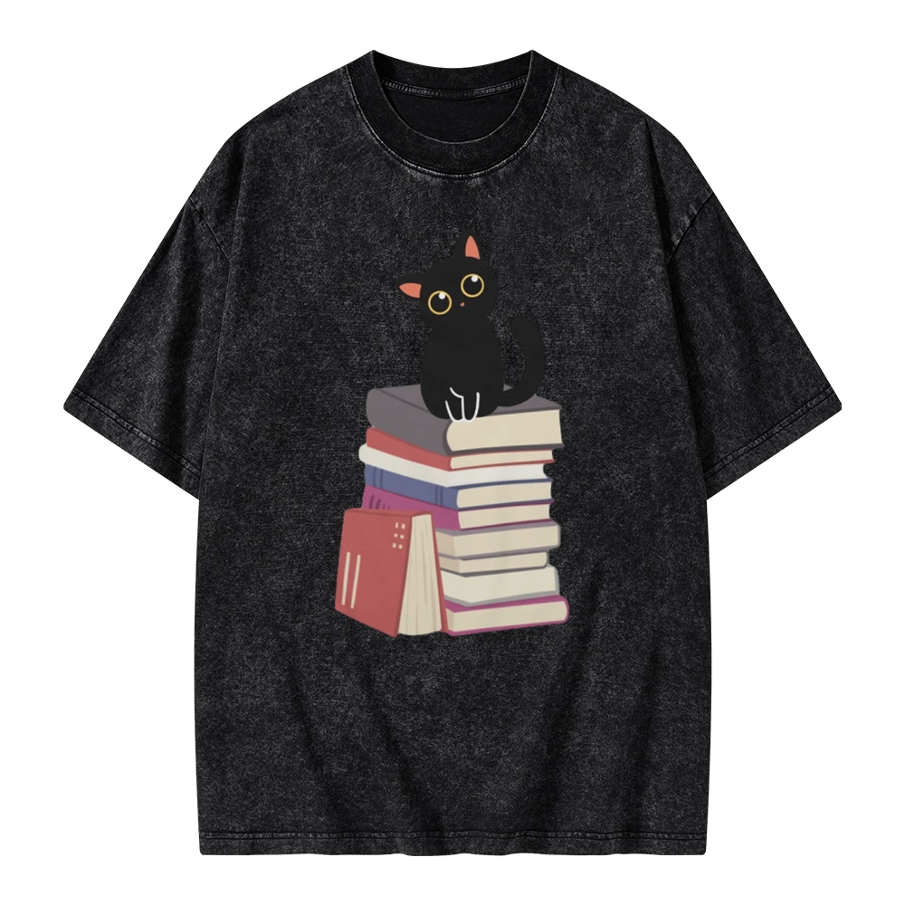 Pagewings It's A Good Day To Read Books Unisex Washed T-shirt