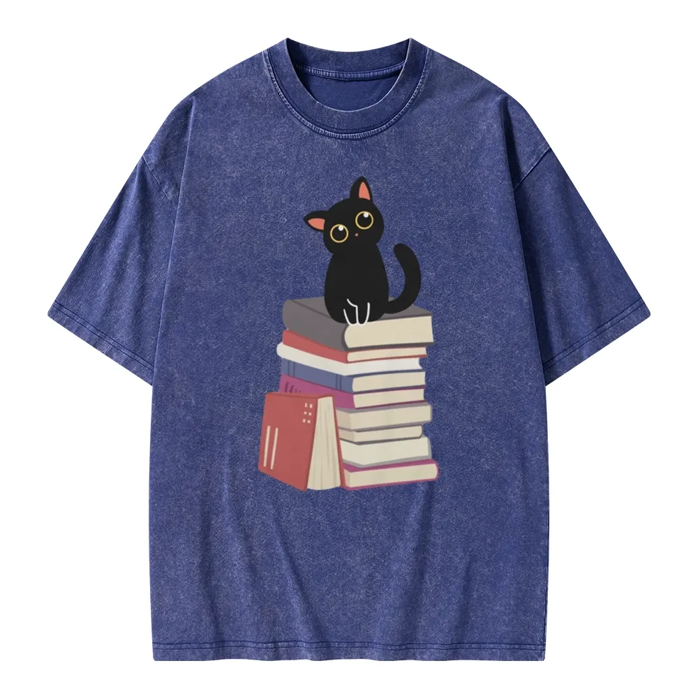 Pagewings It's A Good Day To Read Books Unisex Washed T-shirt