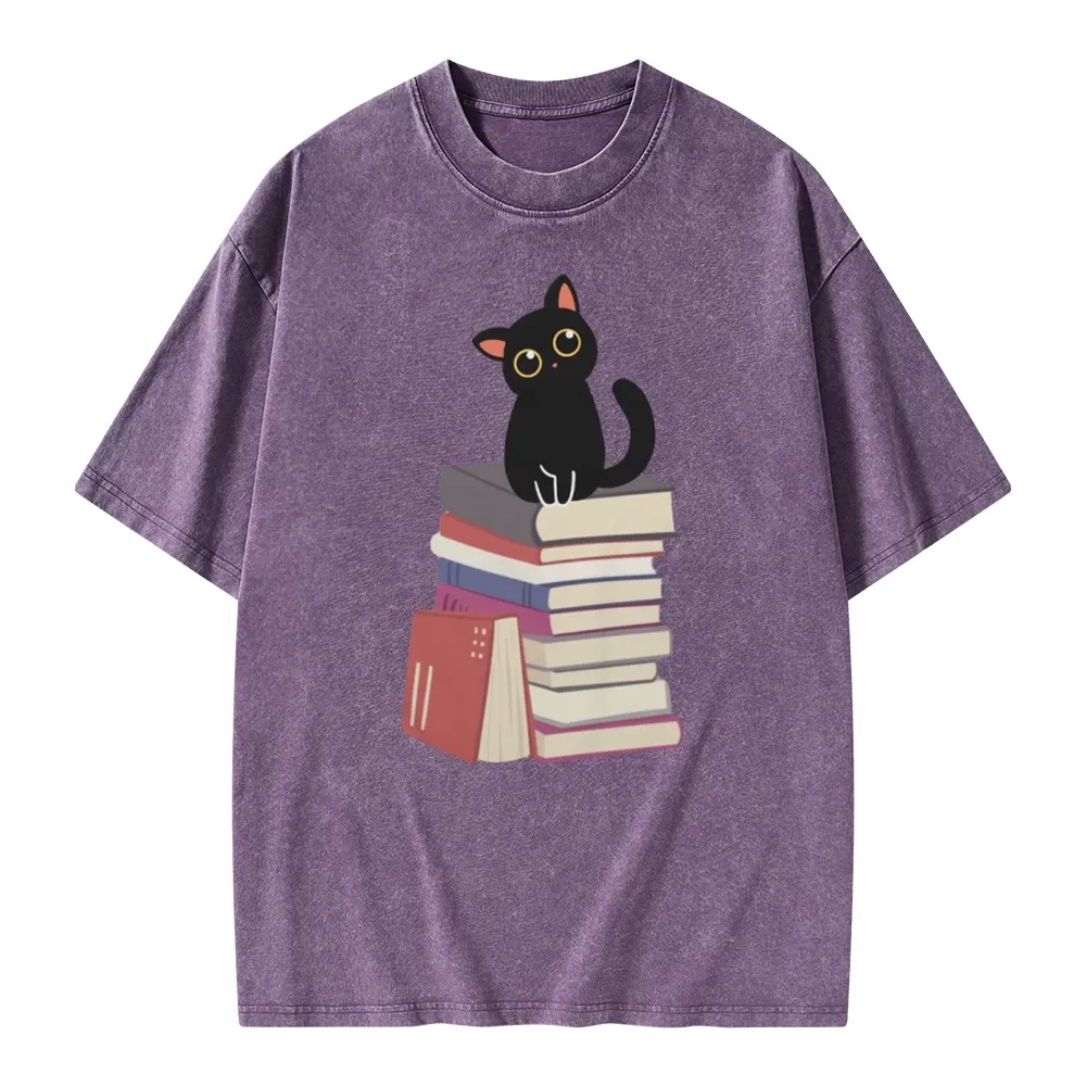 Pagewings It's A Good Day To Read Books Unisex Washed T-shirt