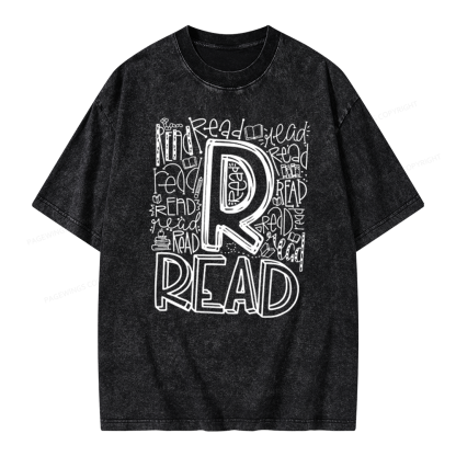 Pagewings Reading Lover Gift, Reading Shirt Unisex Washed T-shirt