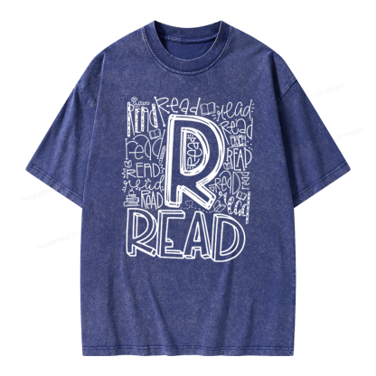 Pagewings Reading Lover Gift, Reading Shirt Unisex Washed T-shirt