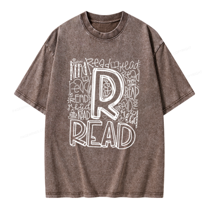 Pagewings Reading Lover Gift, Reading Shirt Unisex Washed T-shirt