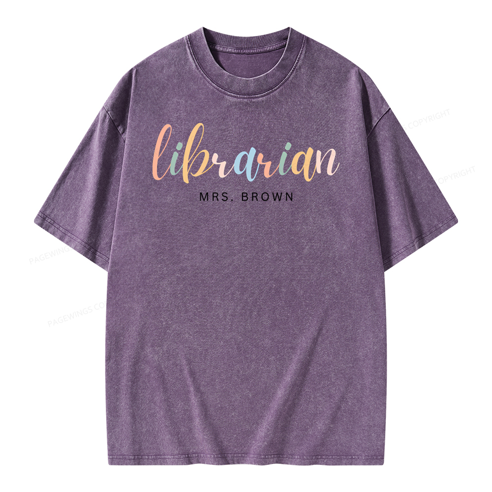 Pagewings Custom Librarian Sweatshirt, Personalized Gift for Librarian