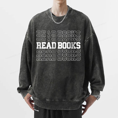 Pagewings Week and Library Unisex Washed Sweatshirt