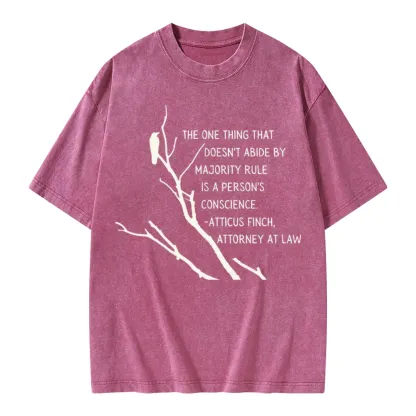 Pagewings To Kill a Mockingbird Unisex Washed T-shirt