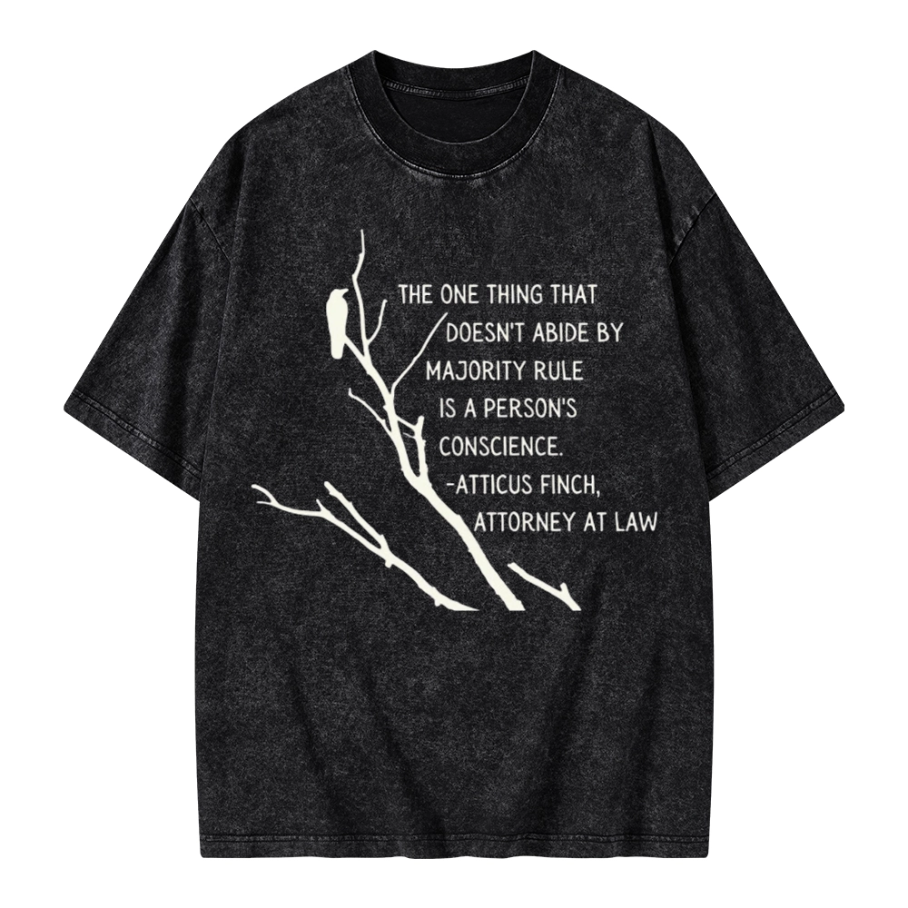 Pagewings To Kill a Mockingbird Unisex Washed T-shirt