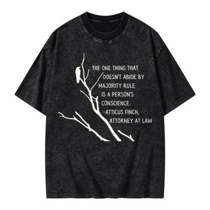 Pagewings To Kill a Mockingbird Unisex Washed T-shirt