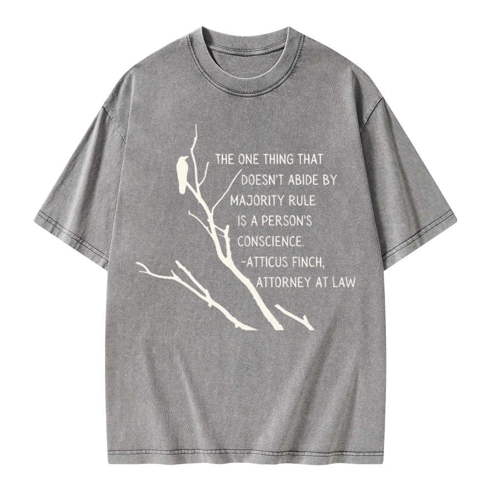 Pagewings To Kill a Mockingbird Unisex Washed T-shirt