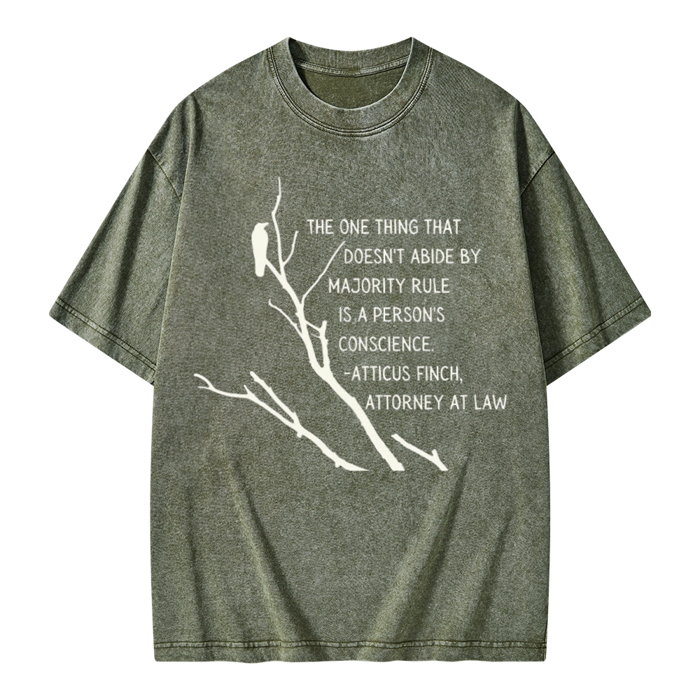 Pagewings To Kill a Mockingbird Unisex Washed T-shirt