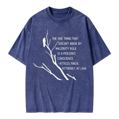 Pagewings To Kill a Mockingbird Unisex Washed T-shirt
