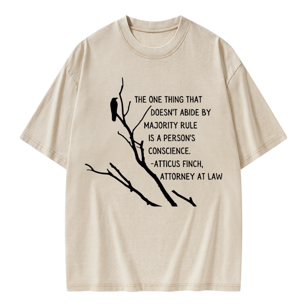Pagewings To Kill a Mockingbird Unisex Washed T-shirt