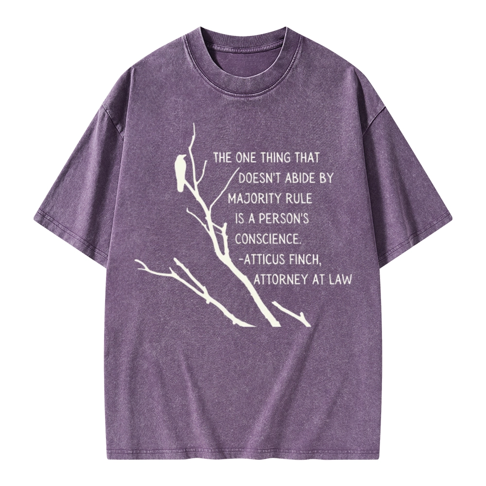 Pagewings To Kill a Mockingbird Unisex Washed T-shirt