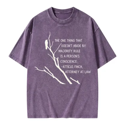 Pagewings To Kill a Mockingbird Unisex Washed T-shirt