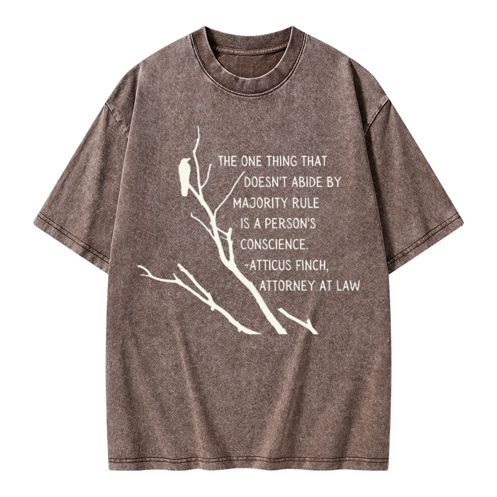 Pagewings To Kill a Mockingbird Unisex Washed T-shirt