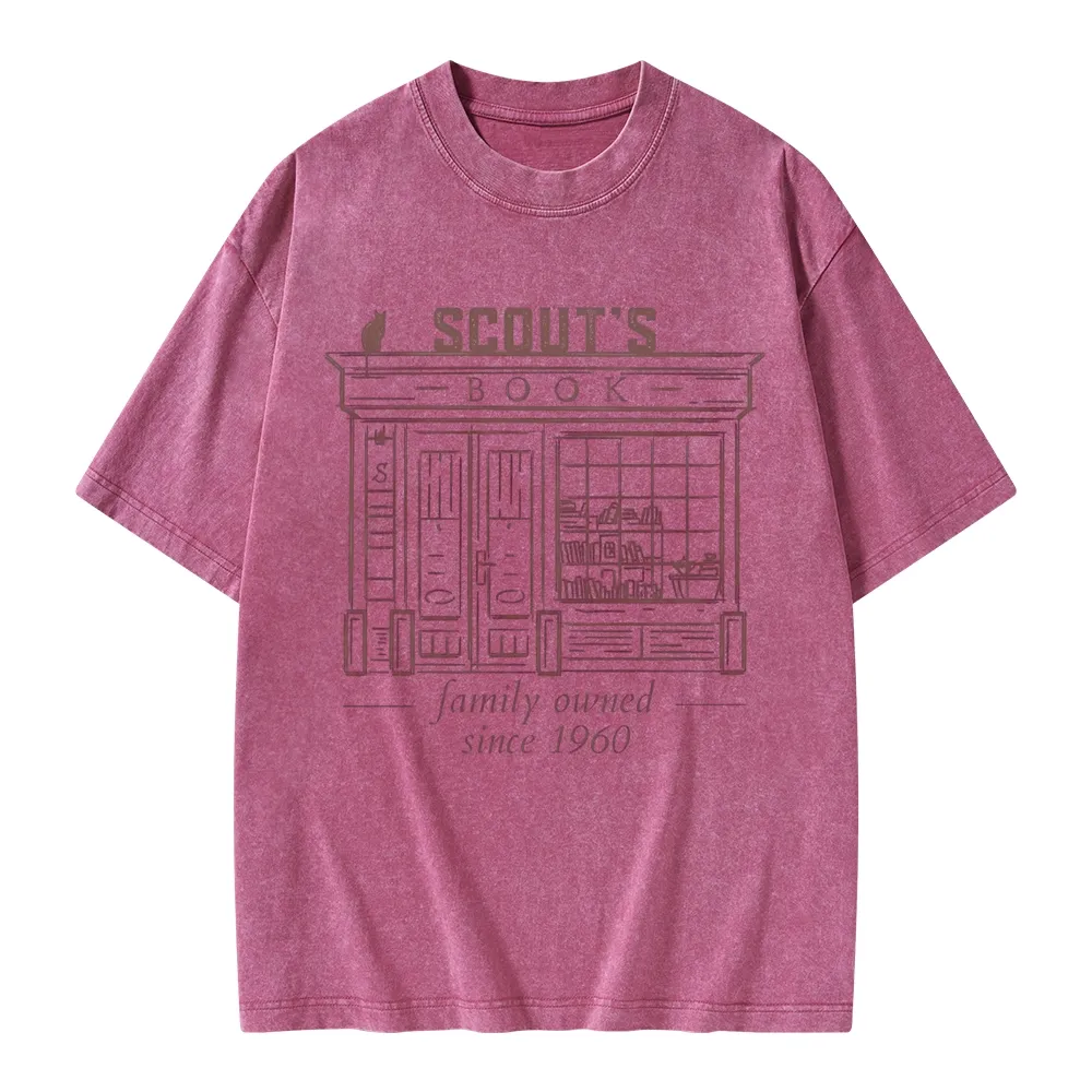 Pagewings To Kill a Mockingbird Unisex Washed T-shirt