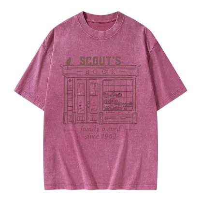 Pagewings To Kill a Mockingbird Unisex Washed T-shirt