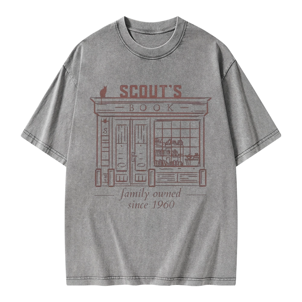 Pagewings To Kill a Mockingbird Unisex Washed T-shirt