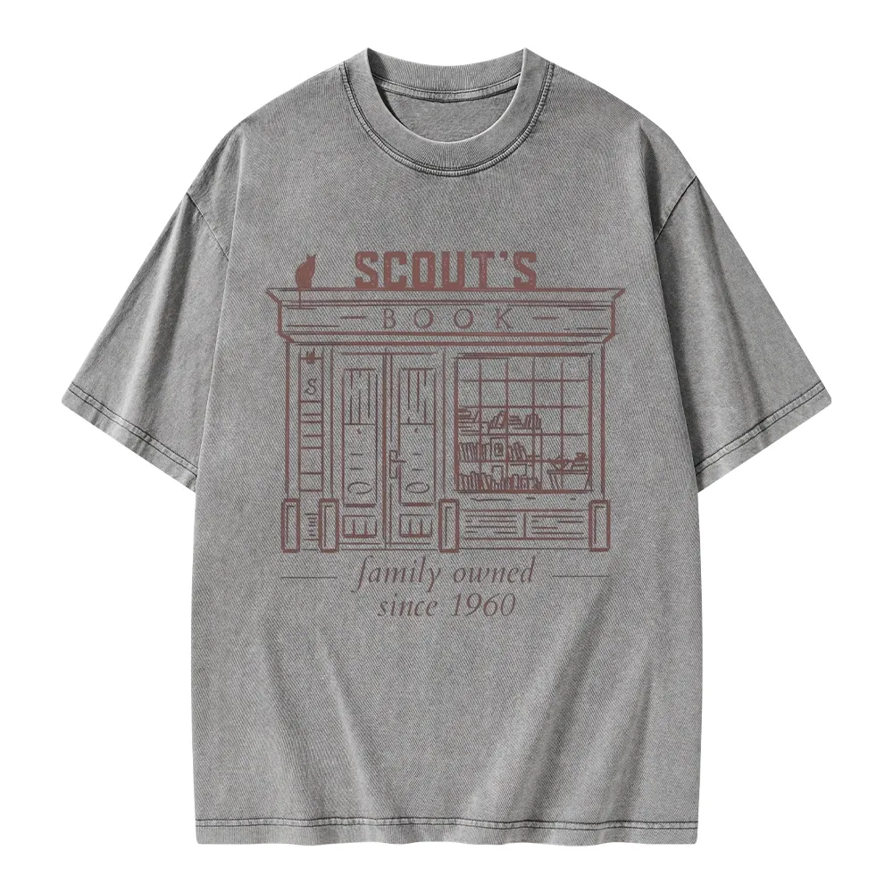 Pagewings To Kill a Mockingbird Unisex Washed T-shirt