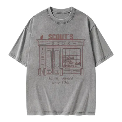 Pagewings To Kill a Mockingbird Unisex Washed T-shirt