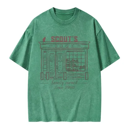Pagewings To Kill a Mockingbird Unisex Washed T-shirt