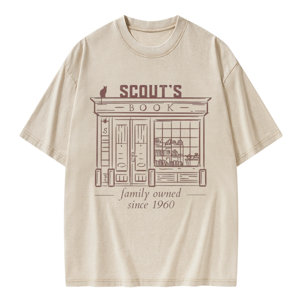 Pagewings To Kill a Mockingbird Unisex Washed T-shirt