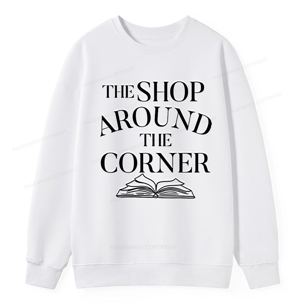 Pagewings The Shop Around The Corner Bookworm  Unisex Classic Sweatshirt