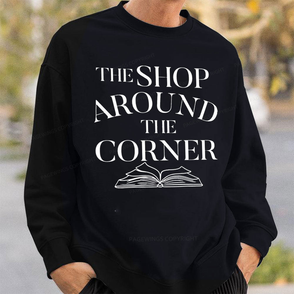 Pagewings The Shop Around The Corner Bookworm  Unisex Classic Sweatshirt