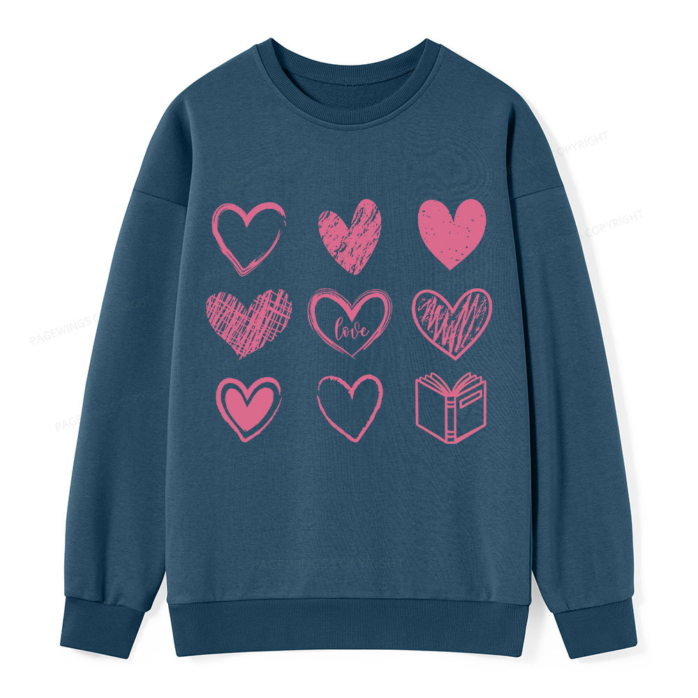 Pagewings To Love And Learn How To Be Loved Unisex Classic Sweatshirt