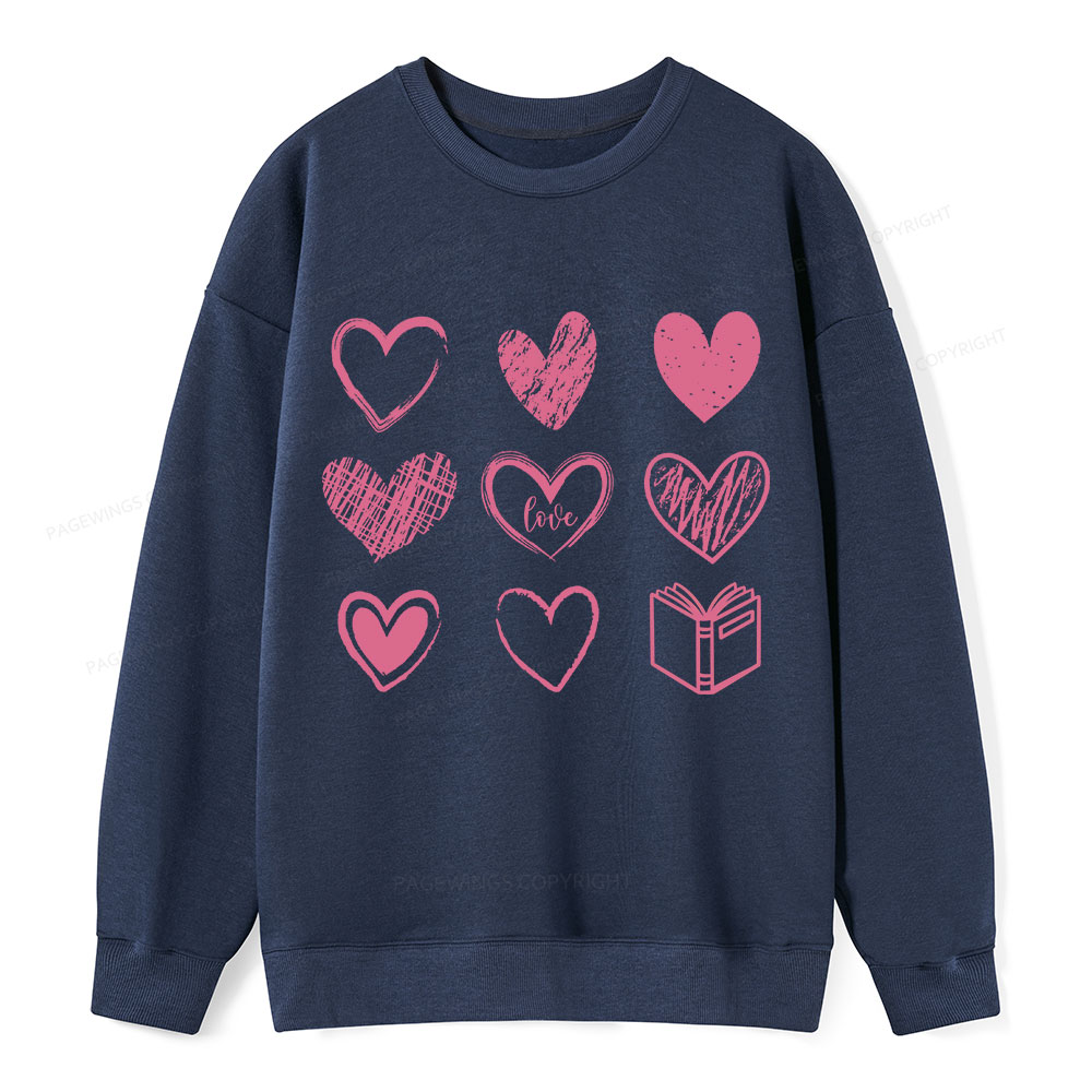 Pagewings To Love And Learn How To Be Loved Unisex Classic Sweatshirt