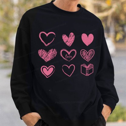 Pagewings To Love And Learn How To Be Loved Unisex Classic Sweatshirt