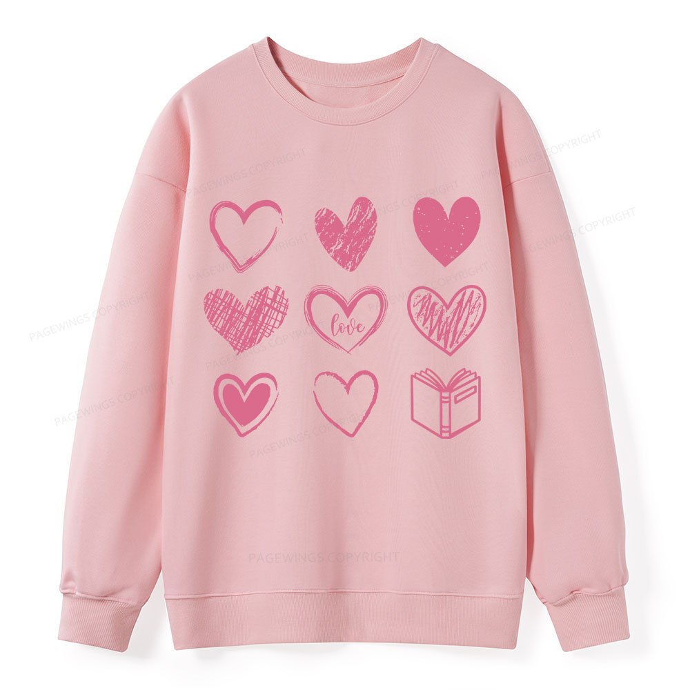 Pagewings To Love And Learn How To Be Loved Unisex Classic Sweatshirt