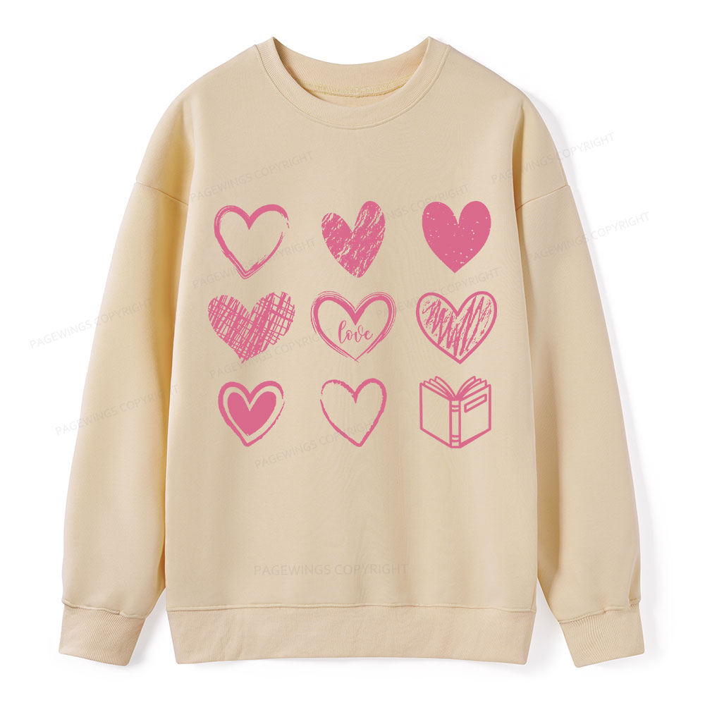 Pagewings To Love And Learn How To Be Loved Unisex Classic Sweatshirt