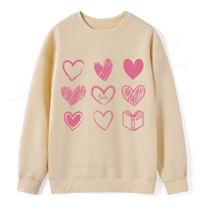 Pagewings To Love And Learn How To Be Loved Unisex Classic Sweatshirt