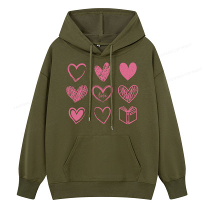 Pagewings To Love And Learn How To Be Loved Unisex Classic Hoodie