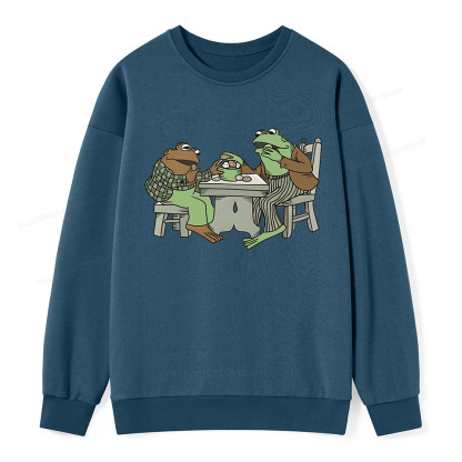 Pagewings frog & toad eat cookies Unisex Classic Sweatshirt