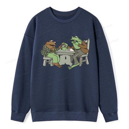 Pagewings frog & toad eat cookies Unisex Classic Sweatshirt