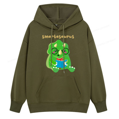 Pagewing Smart Dinosaur Is Reading Seriously Unisex Classic Hoodie