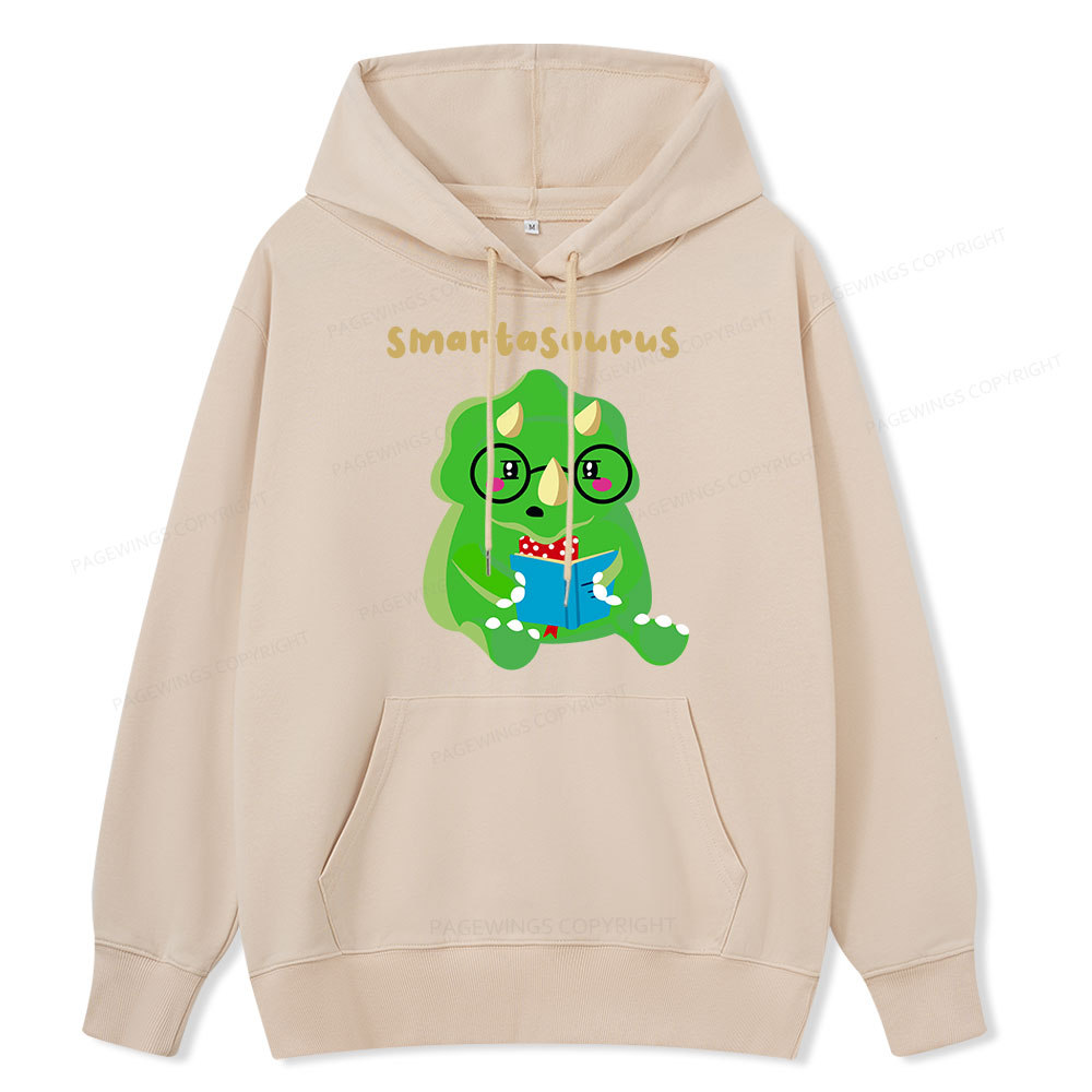 Pagewing Smart Dinosaur Is Reading Seriously Unisex Classic Hoodie