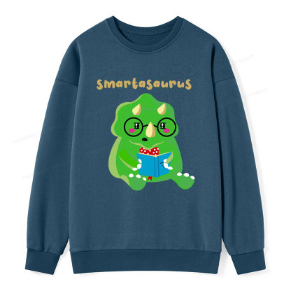 Pagewing Smart Dinosaur Is Reading Seriously Unisex Classic Sweatshirt