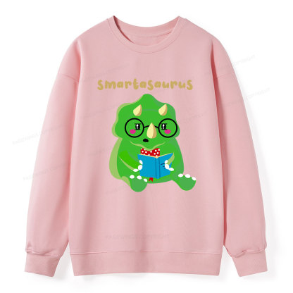 Pagewing Smart Dinosaur Is Reading Seriously Unisex Classic Sweatshirt