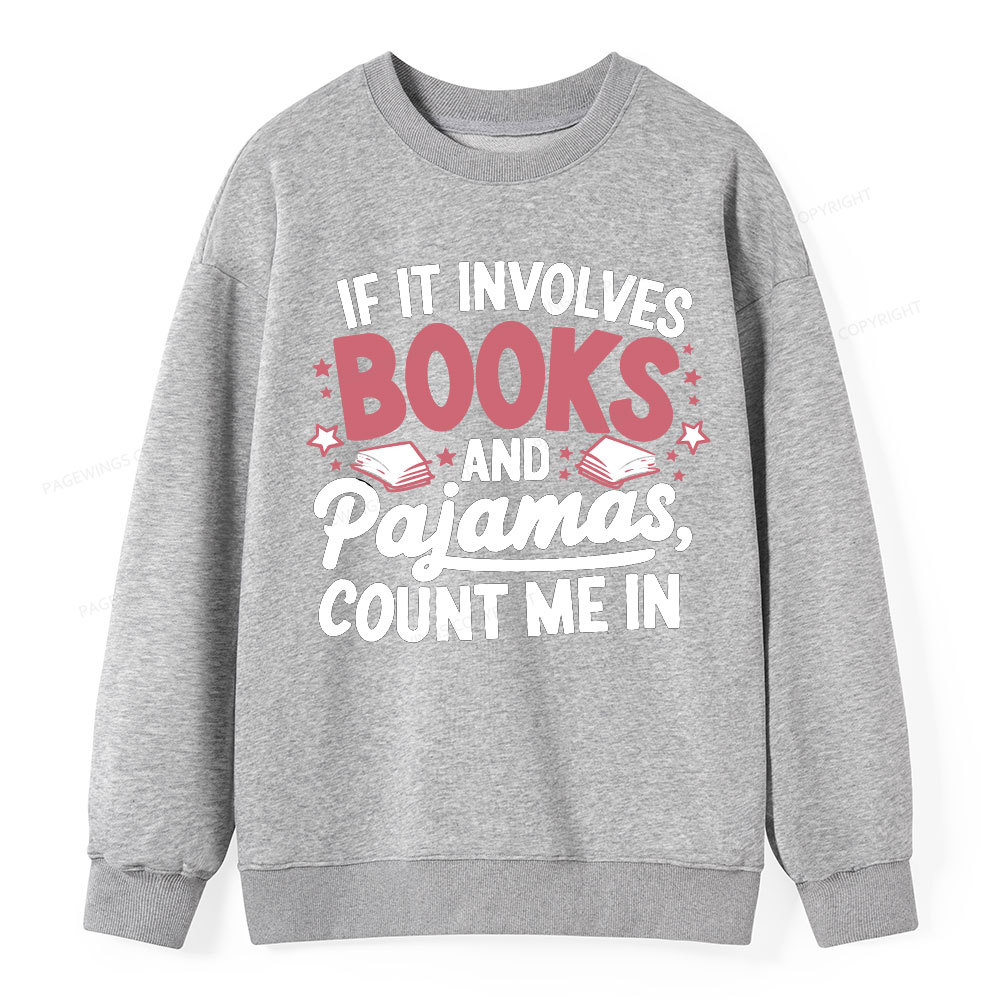 Pagewing Lover Funny Book Reading Unisex Classic Sweatshirt