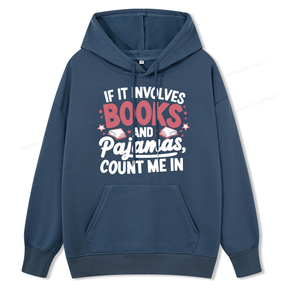 Pagewing Lover Funny Book Reading Unisex Classic Hoodie