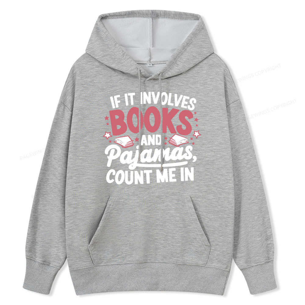 Pagewing Lover Funny Book Reading Unisex Classic Hoodie
