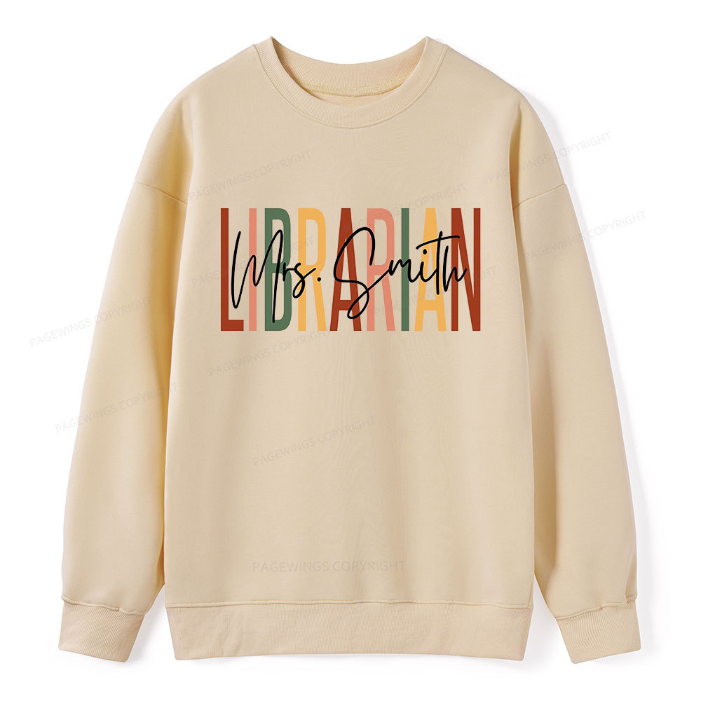 Pagewing Personalized Librarian Unisex Classic Sweatshirt