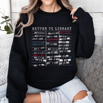 Pagewing Return To Library Unisex Classic Sweatshirt