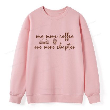 Pagewing Just One More Coffee and Books Unisex Classic Sweatshirt