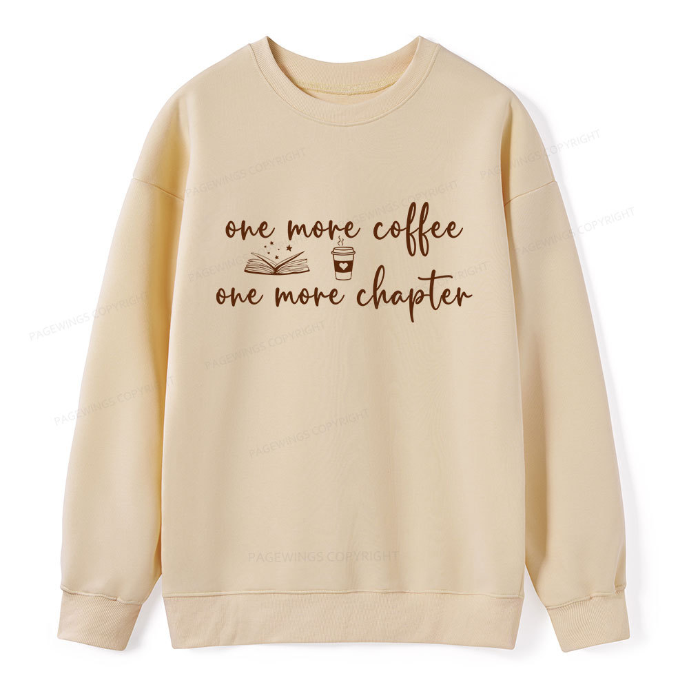 Pagewing Just One More Coffee and Books Unisex Classic Sweatshirt