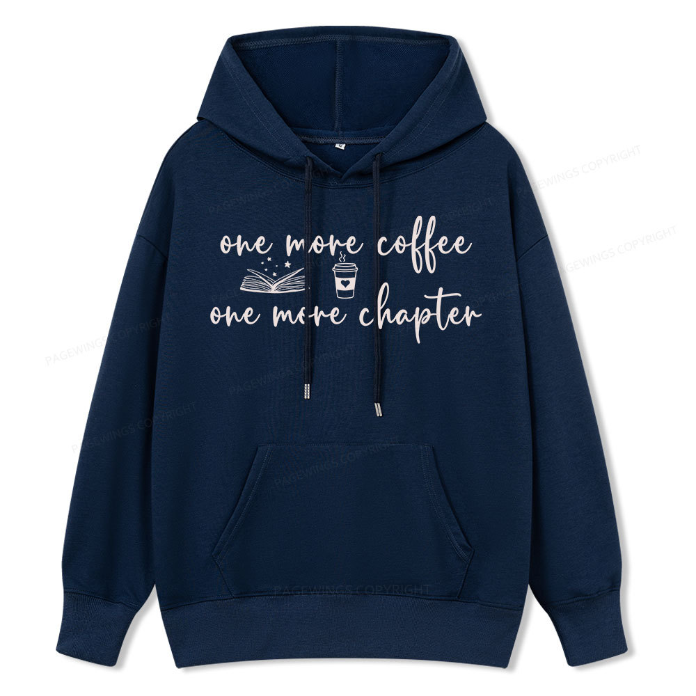 Pagewing Just One More Coffee and Books Unisex Classic Hoodie